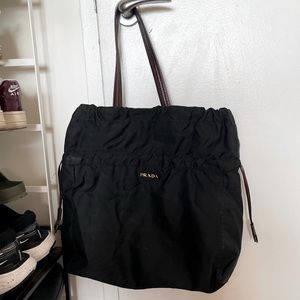 Prada nylon tote bag